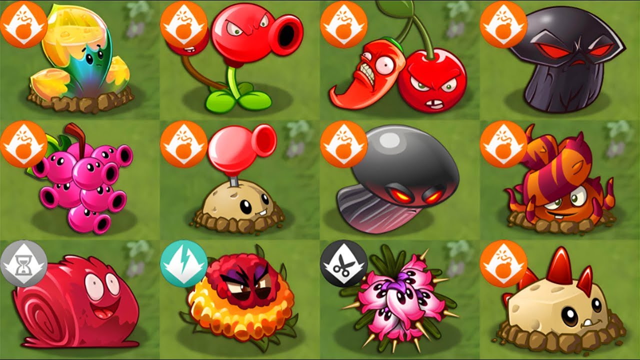 ALL BOOM PLANTS MAX LEVEL! vs PVZ 2 ALL FINAL BOSSES - PvZ 2 Mod Final Boss