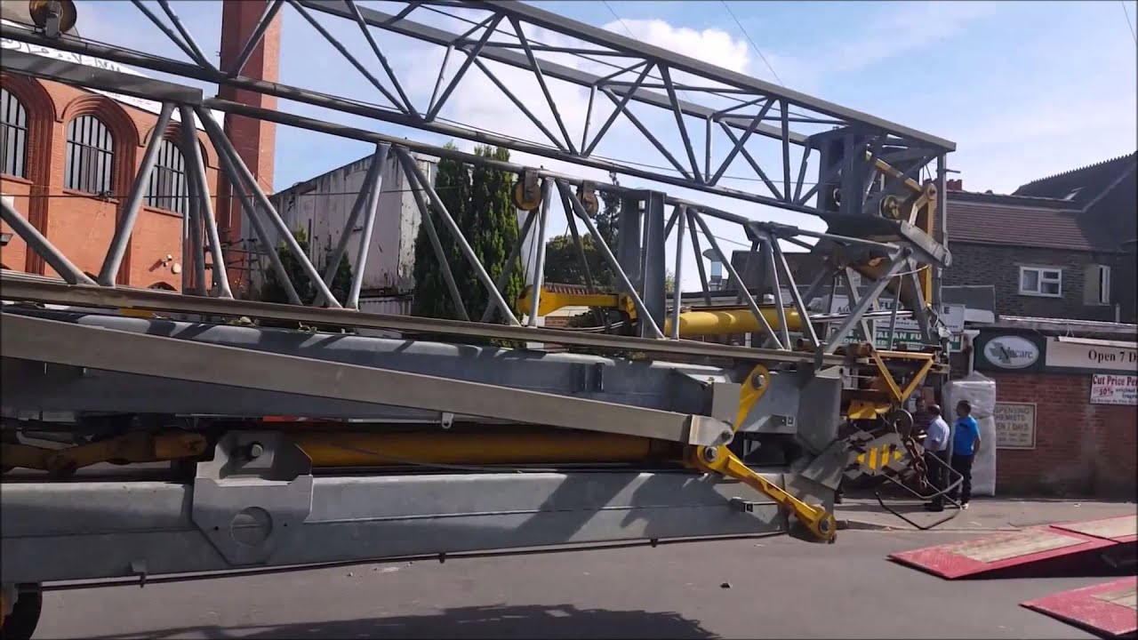 Self Erecting Tower Crane Extraction Luton