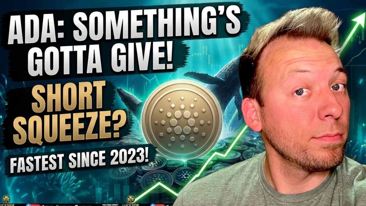 CARDANO ADA - Fastest Since 2023! Something Has to Give! Shorts Overleveraged?!