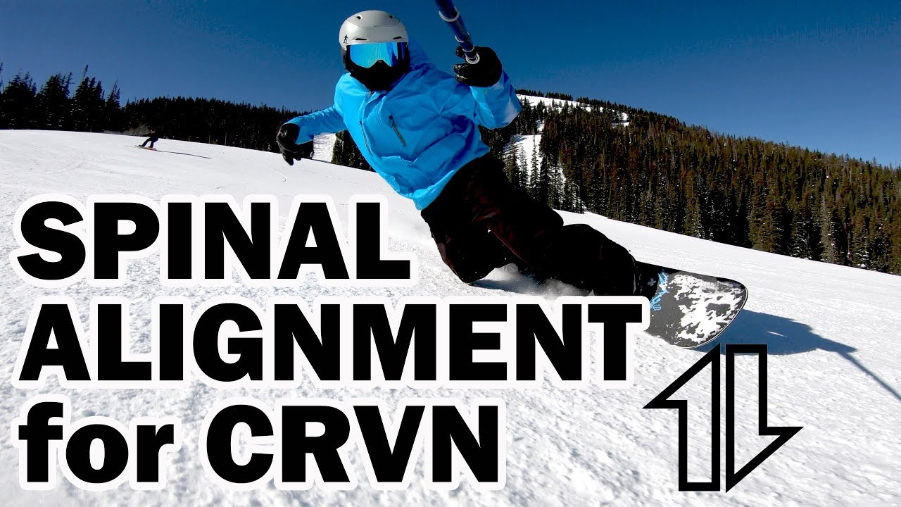 Spine and Hip Alignment For POWERFUL CARVING on a Snowboard