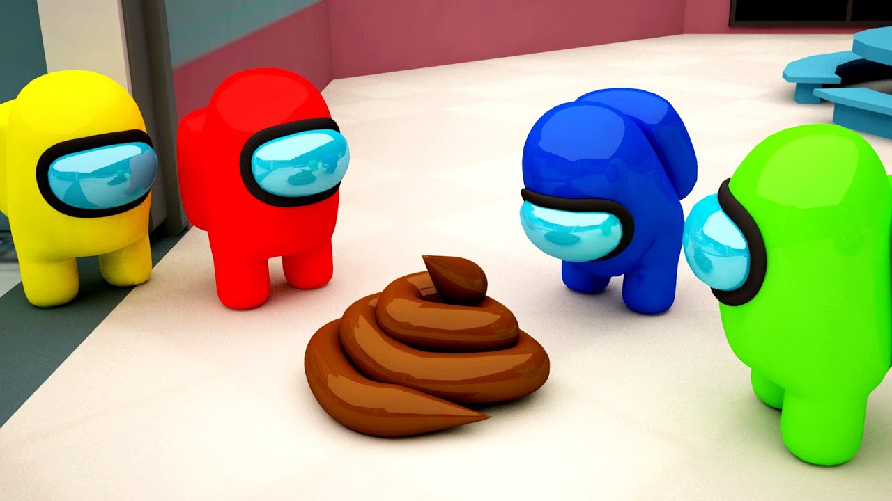 AMONG US POOP! / 018 / IMPOSTOR POOPED EVERYWHERE! / THE FUNNIEST ANIMATIONS! / #game #memes #funny