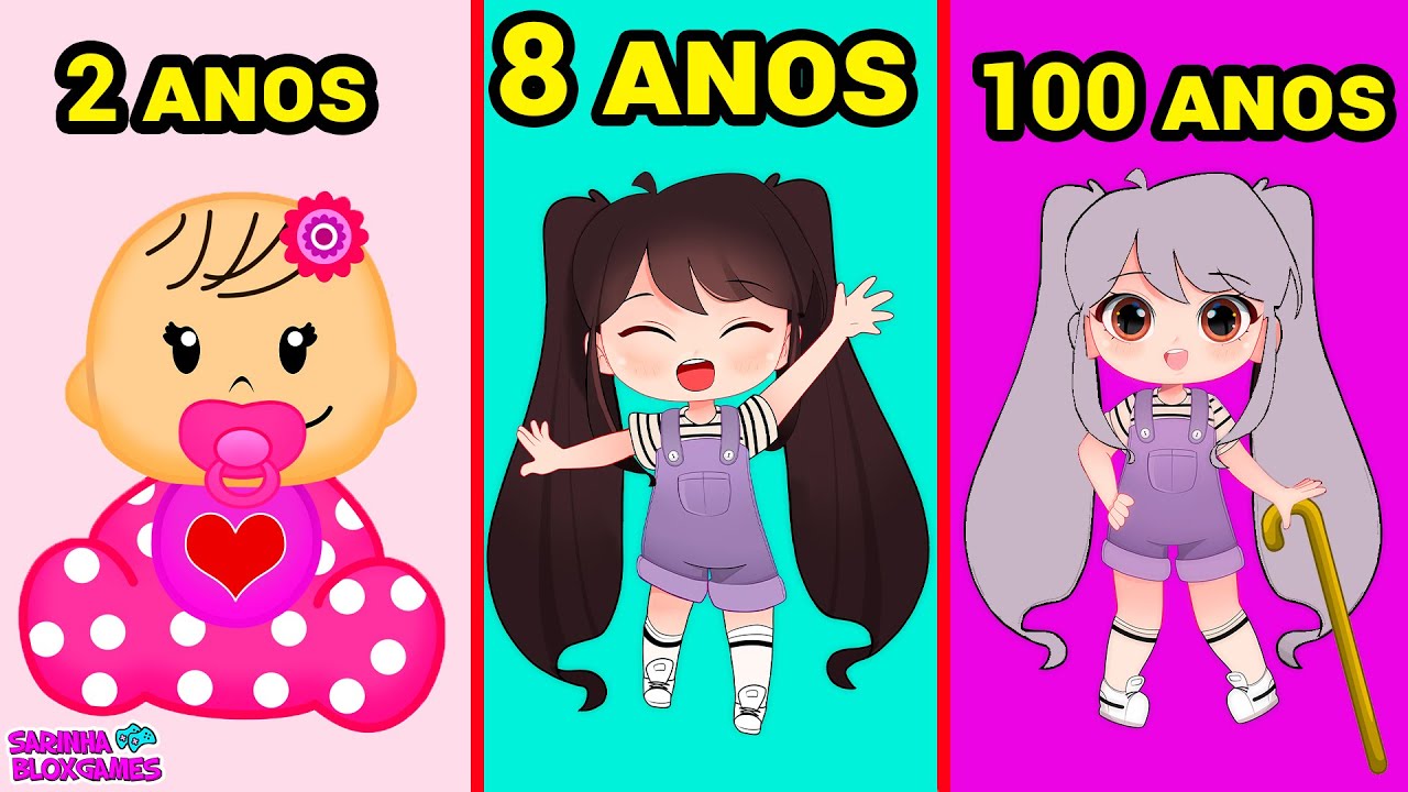 CICLO DE VIDA DE UMA MENINA parte 2 - Life Simulator(100 years)