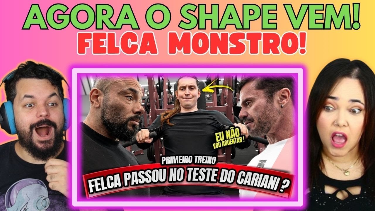 FELCA FEZ SEU PRIMEIRO TREINO COM O CARIANI - ELE PASSOU NO TESTE ? Renato Cariani ‹ REACT ›