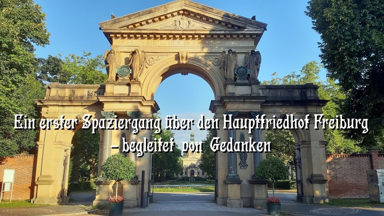 Ein Spaziergang über den Hauptfriedhof Freiburg #4k  #history  #freiburg