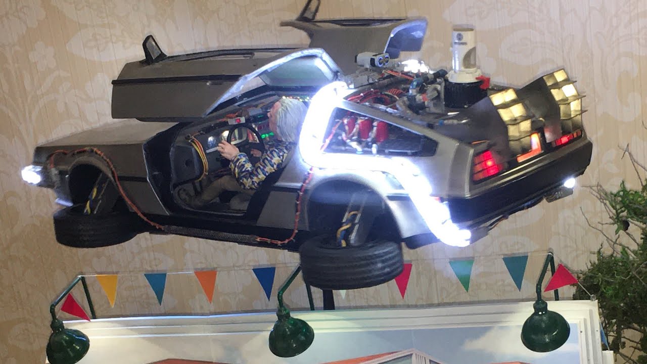 Back to the future 2 1/8 scale 3D printed Delorean time machine.