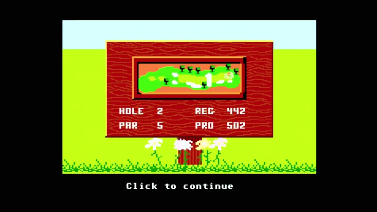 Mean 18 Ultimate Golf (Atari 7800) Game Play Video
