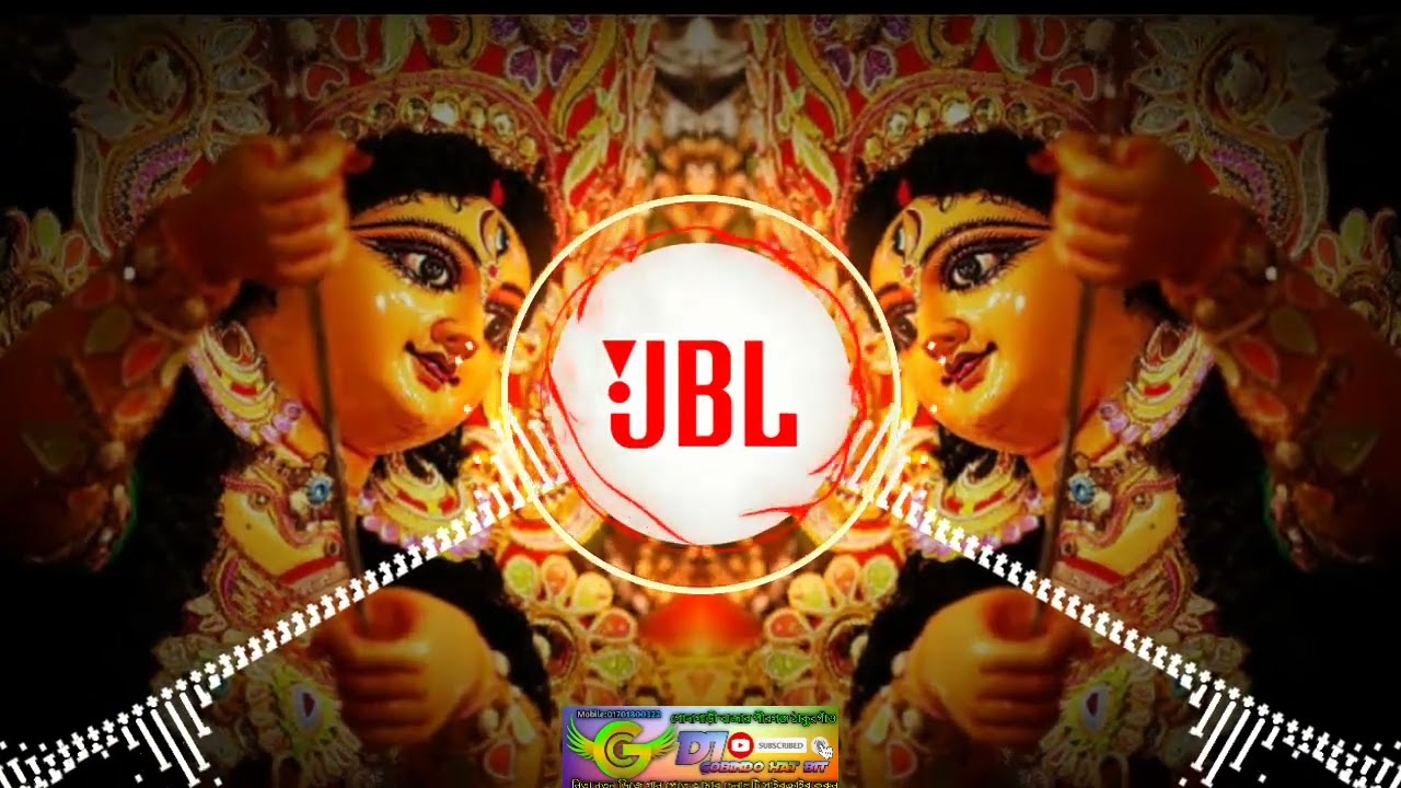 ঢাকে কাঠি বিসর্জনের বিজয়ার সুর  dj gobindo hat bit remix jbl tiktok and Bengal gan 2024