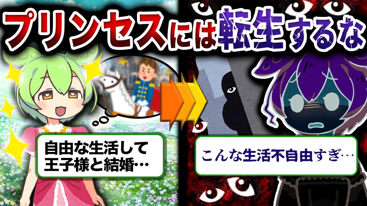 なぜプリンセスに生まれてはいけないのか？【ずんだもん&ゆっくり解説】