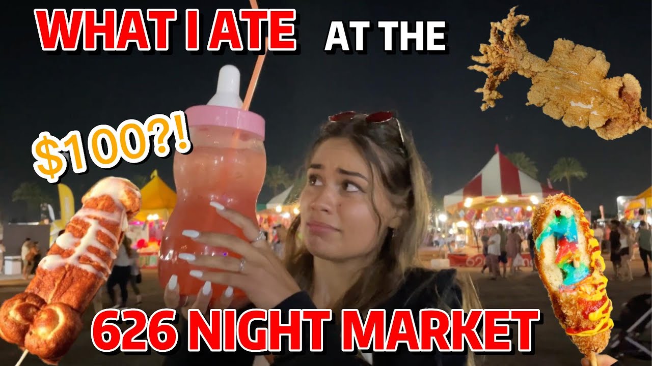 I SPENT $100 at the 626 NIGHT MARKET!!! | Arcadia, California
