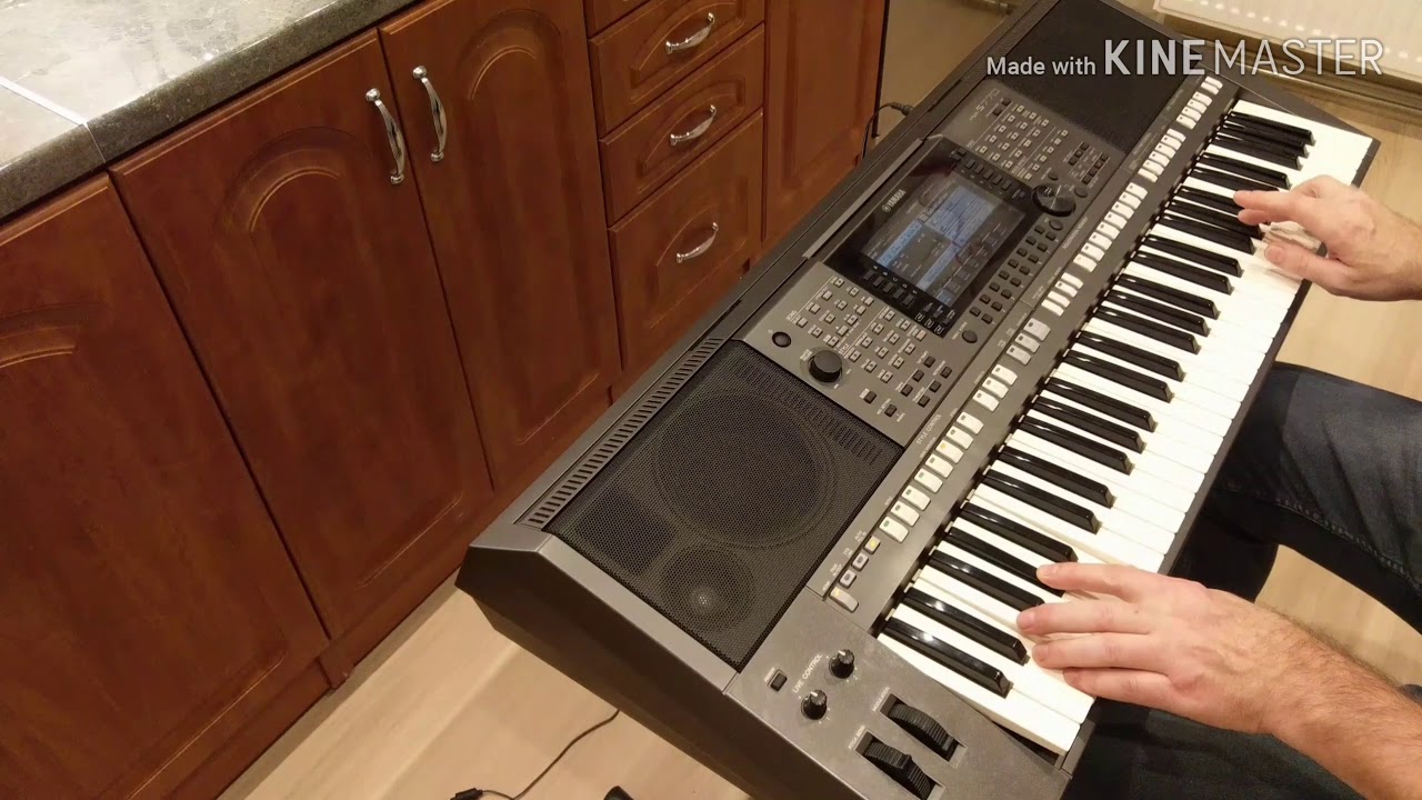 Milion białych róż   Yamaha PSR s770 1440p