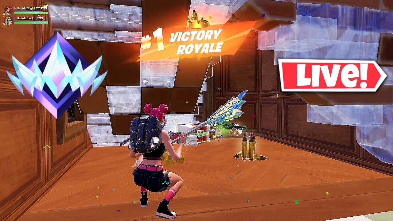 Platinum in Ranked Reload (Getting to Unreal) | Fortnite Live | !play !epic !disc !tiktoklive