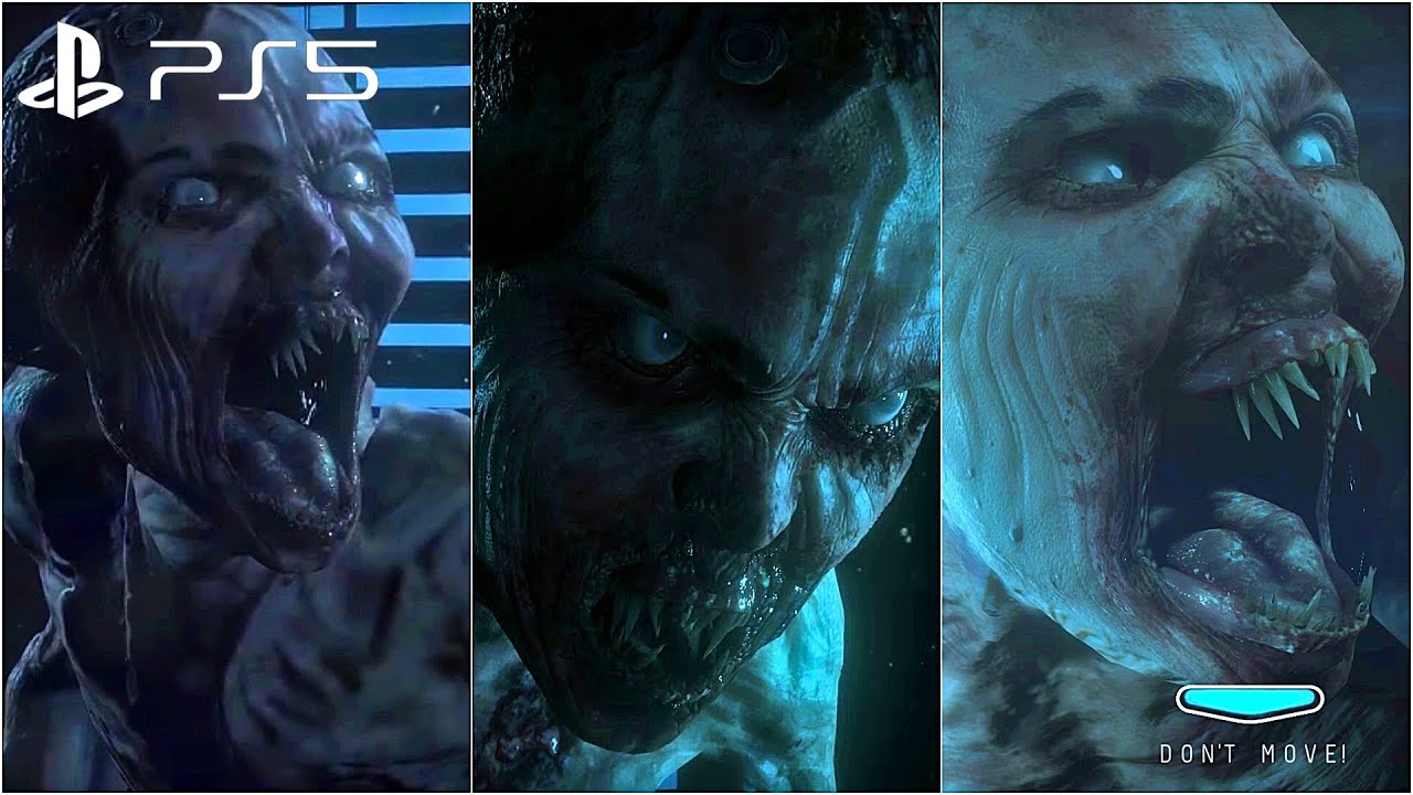 Every Wendigo Monster Encounter in UNTIL DAWN PS5 4K60fps