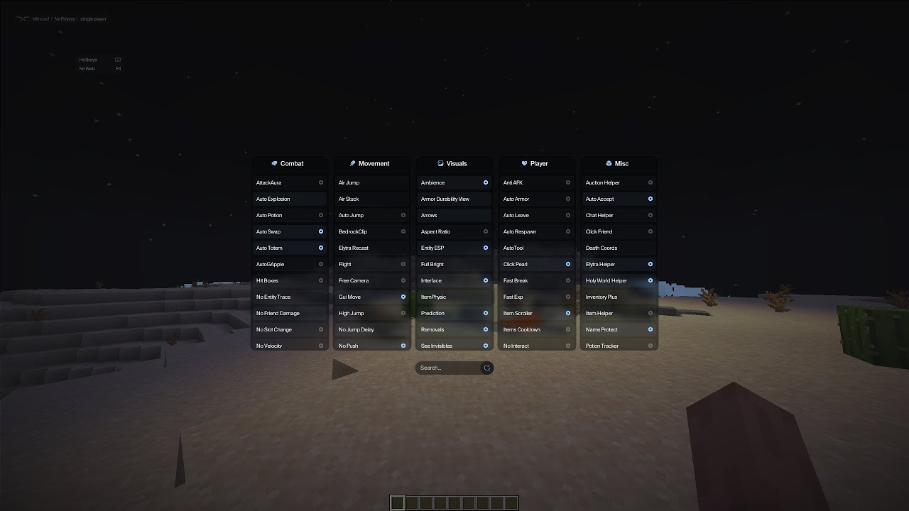 MINCED BETA 1.21.4 - НОВЫЙ ЛУЧШИЙ МУЛЬТИСЕРВЕРНЫЙ ЧИТ НА MINECRAFT 1.16.5-1.21.4 #hvh #rw #pvp