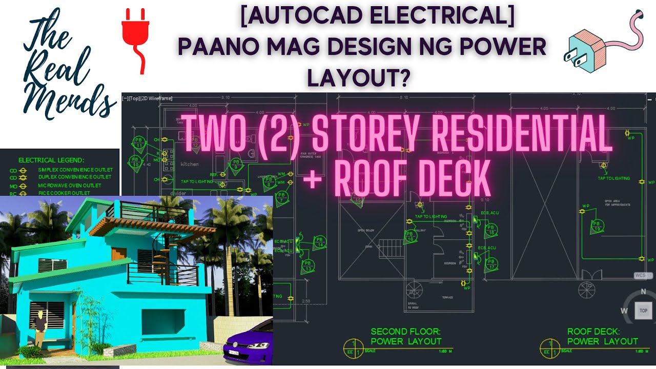Paano Gumawa ng Power Layout Gamit ang Autocad? (How to create Power layout)