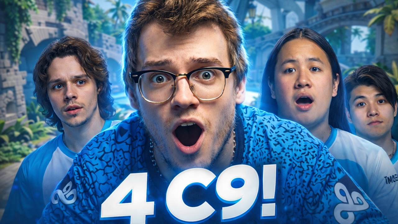 Четыре игрока Cloud9 в одной рейтинговой игре…