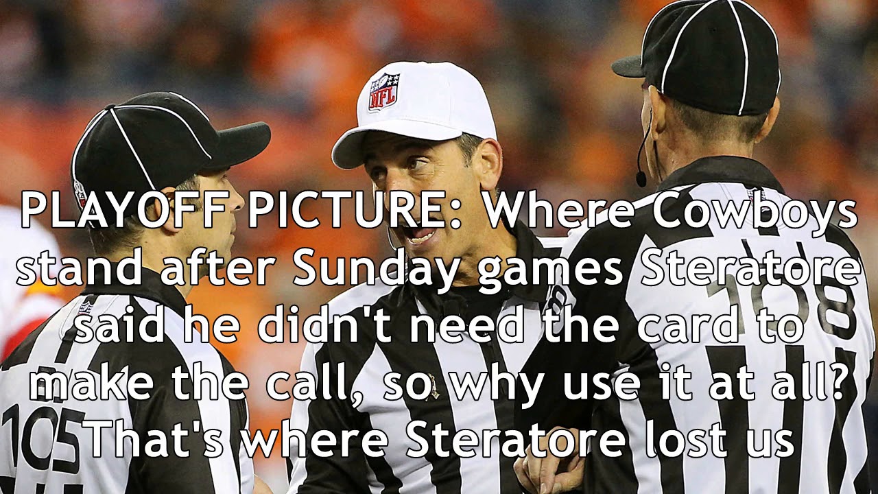 Gene steratore gives odd explanation after card trick in cowboys-raiders