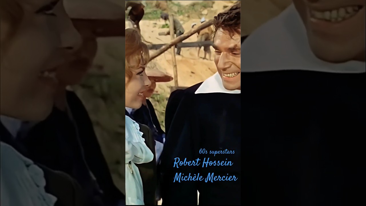 60s superstars Robert Hossein Mich&egrave;le Mercier Ang&eacute;lique, marquise des anges #moviestar #angelique