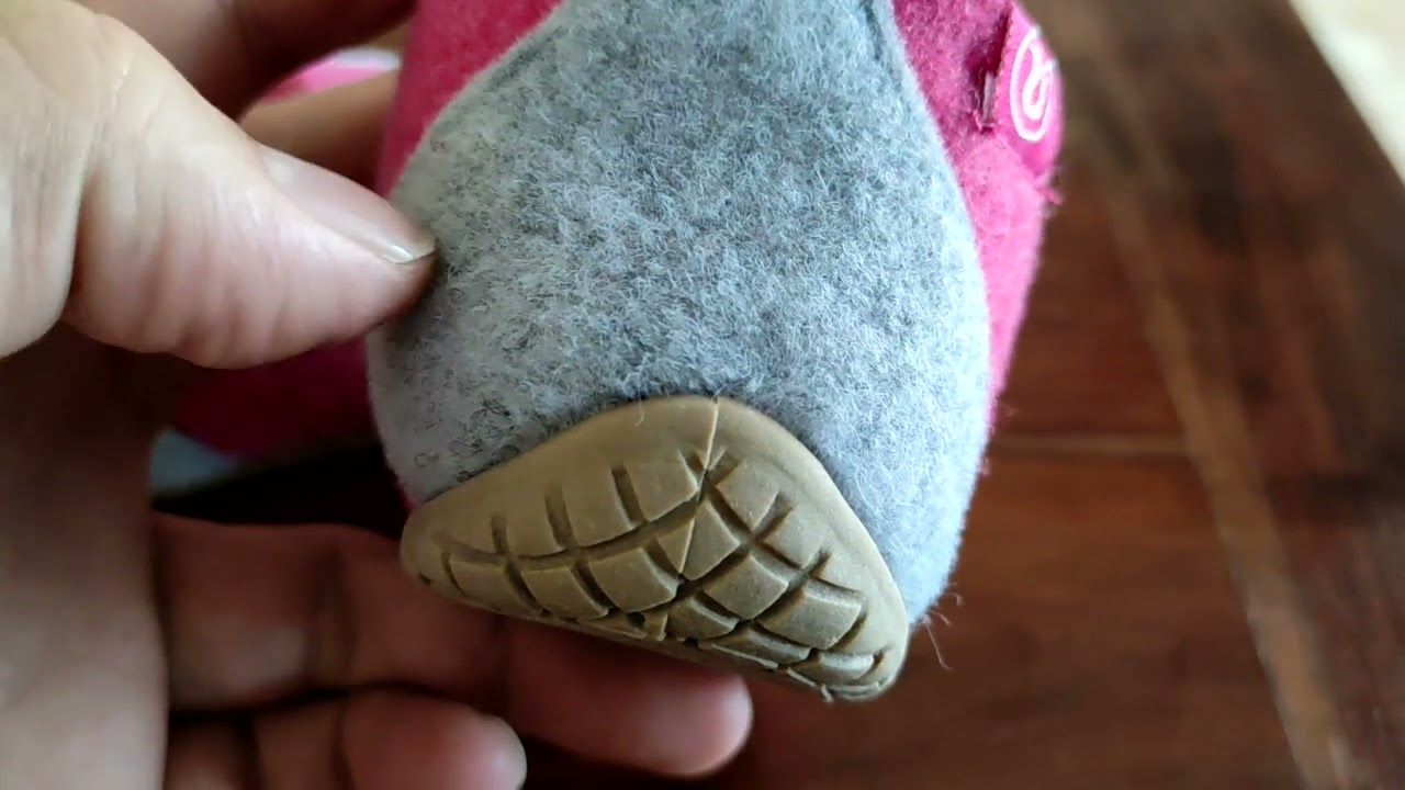 Kyopp Hausschuhe Kinder Slipper Filzpantoffeln Unisex Baby