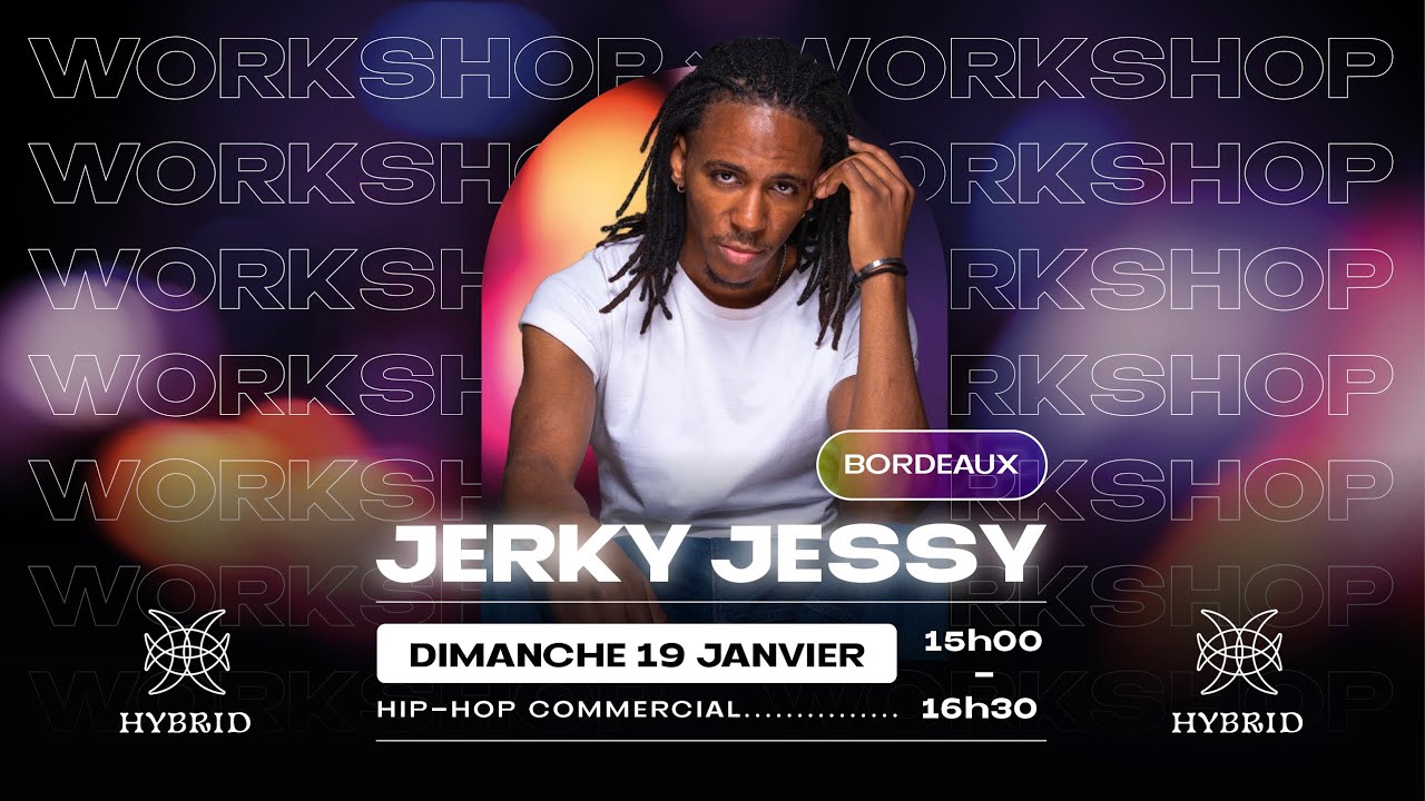 Workshop Hip-Hop commercial avec Jerky Jessy chez Hybrid School 🔥