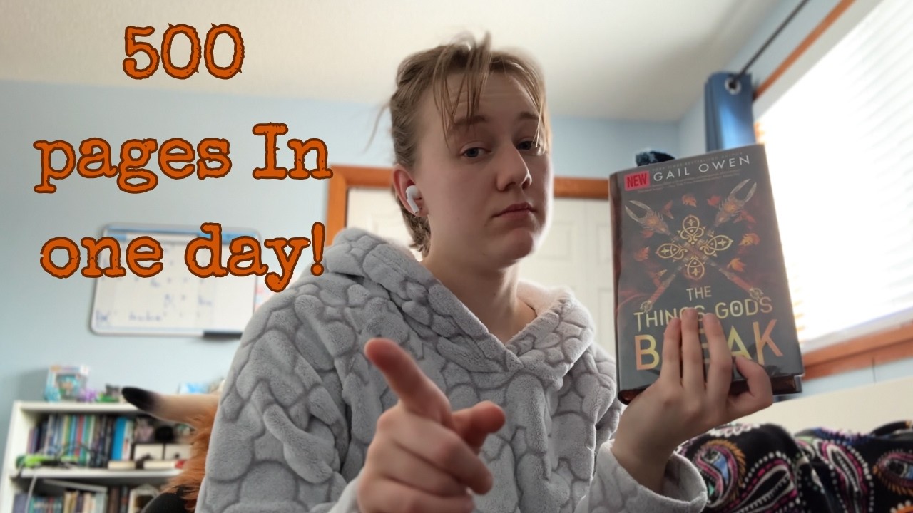 Reading 500 Page Book In One Day! FAIL 😭 (HRCYED)