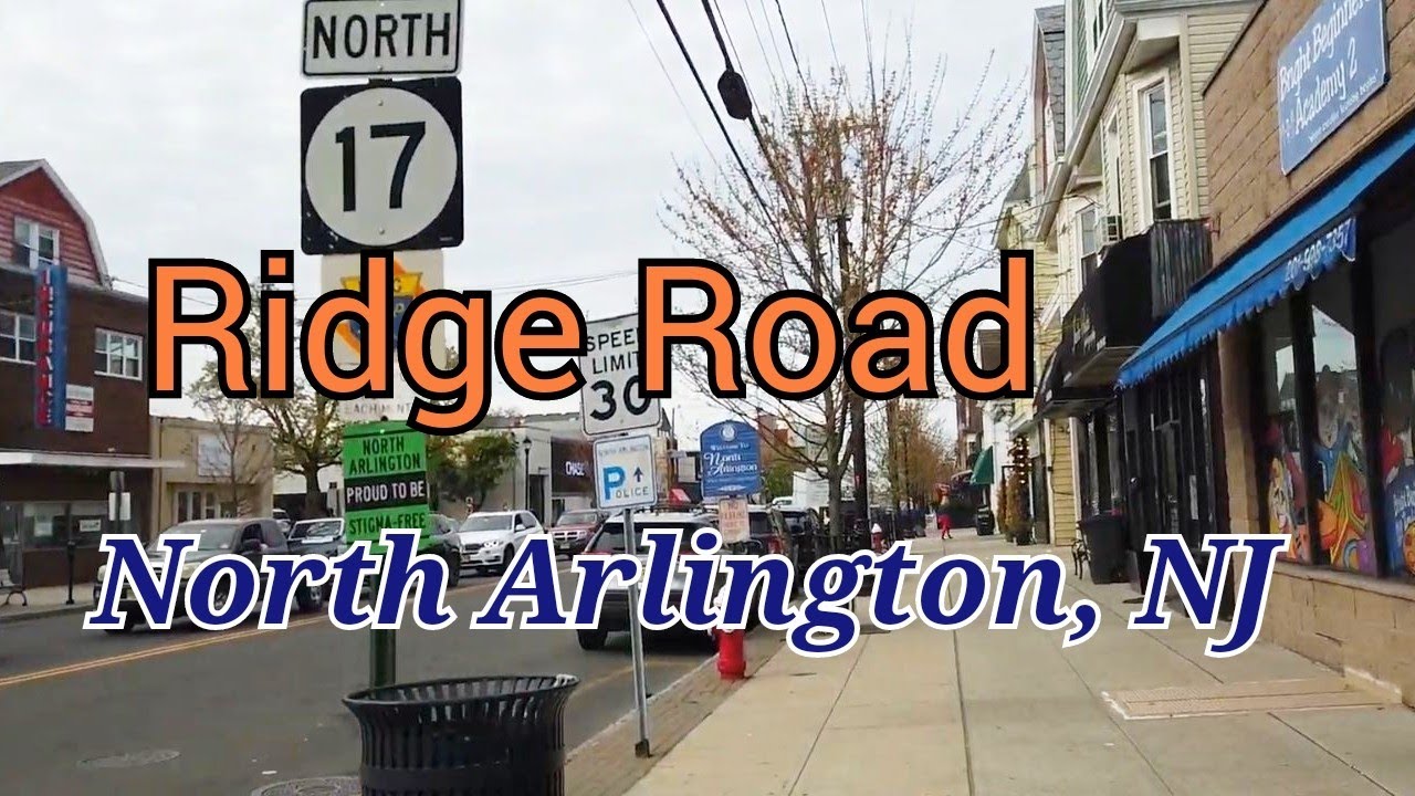 Walking on Ridge Road in North Arlington, New Jersey, USA | Belleville Turnpike to Biltmore St