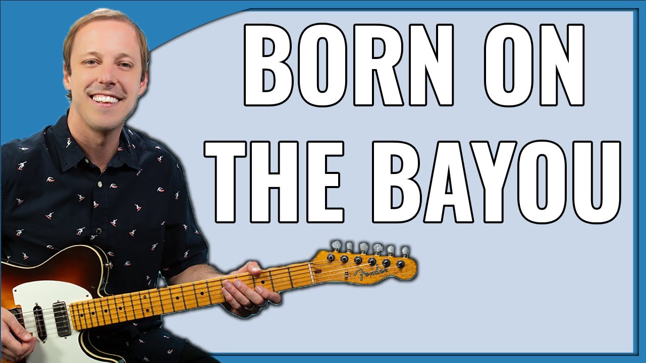 The SWAMPIEST Born On The Bayou Guitar Lesson (CCR)