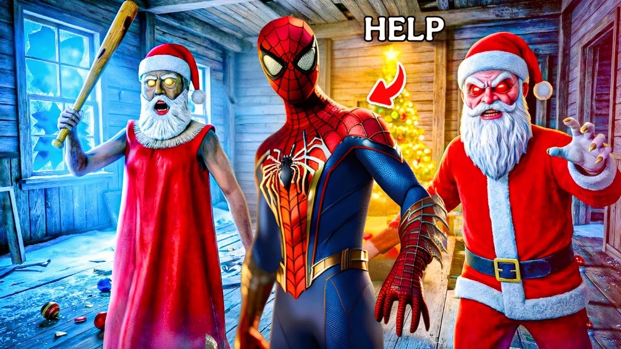 Live 🔴 Granny escape together | Horror House ☠️ Full escape gameplay 🔥 Christmas special ⚡
