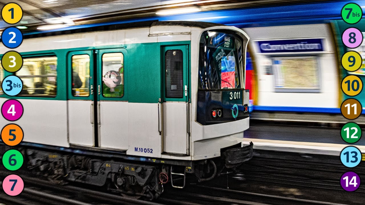 Métro Parisien | Toutes les lignes (2024)