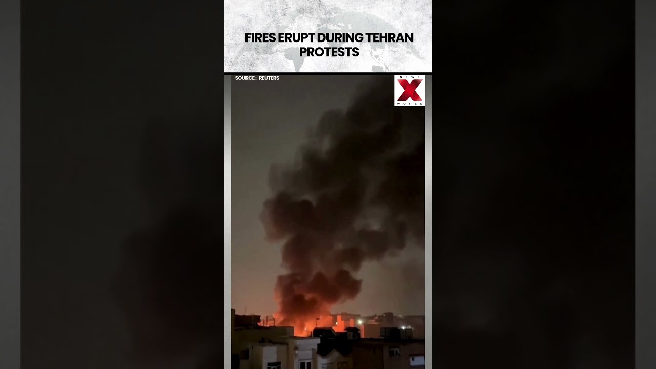 Shops and Bank Set Ablaze as Protests Escalate in Tehran | NewsX World