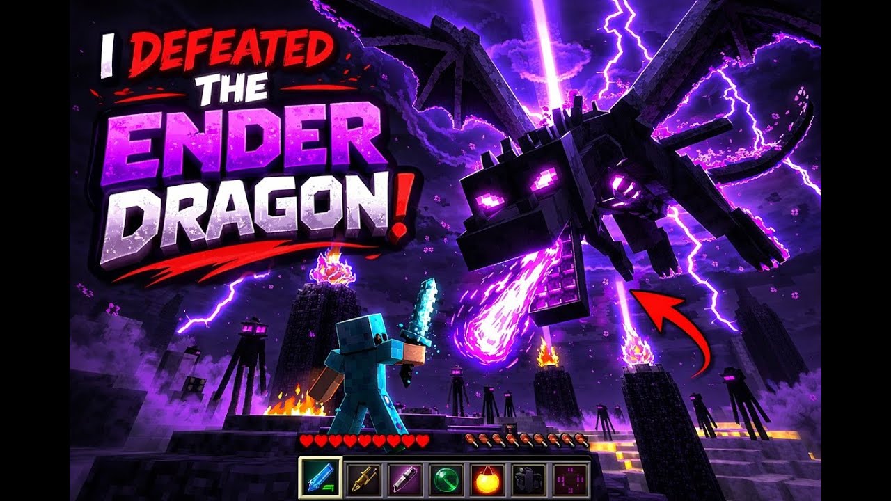 Beating Minecraft’s Final Boss After HOURS of Grinding… (Portrait)