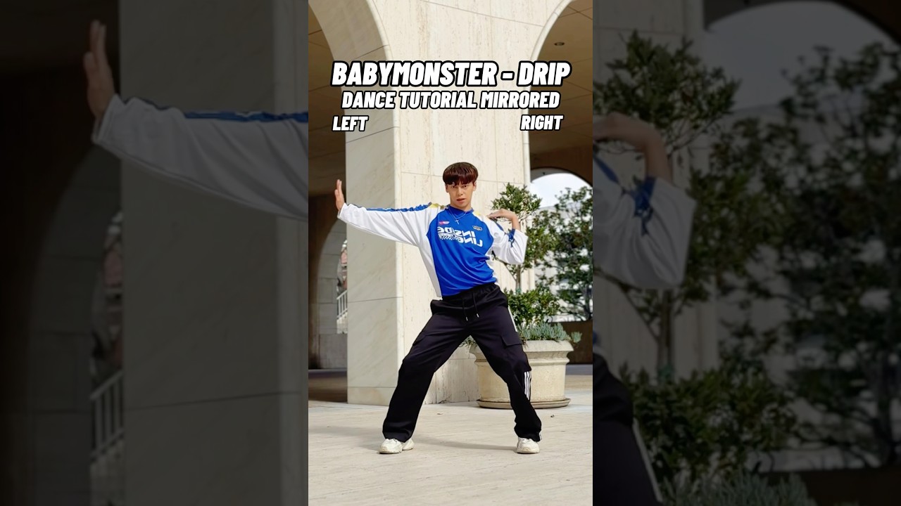BABYMONSTER - &lsquo;Drip&rsquo; DANCE TUTORIAL MIRRORED #kpoptutorial