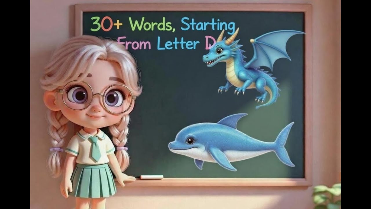 30+ D Words for Kids 🦆 Learn English Alphabet D | Fun Learning Shorts 
