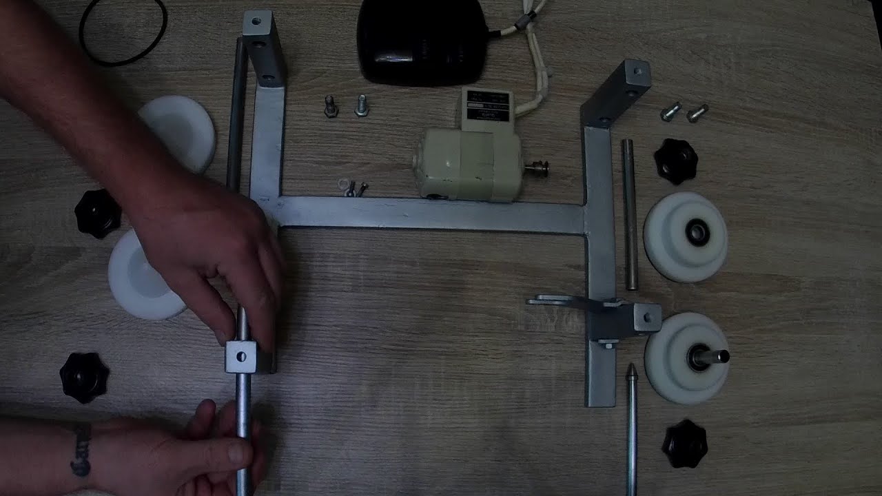 Schnurspulgerät Schnurspulstation selber bauen DIY homemade Line winder vom Aufbau bis zum aufspulen
