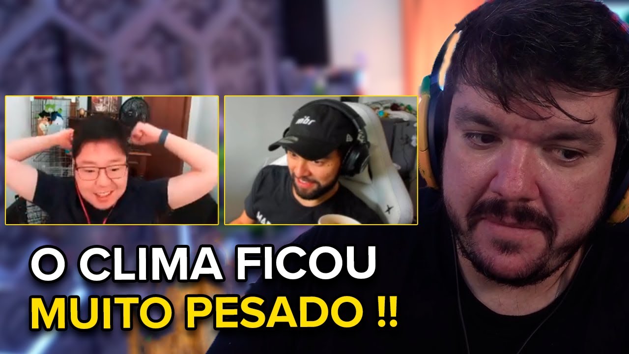 GAULES REAGE AO LIMINHA MUITO BRAVO E X1NGANDO O NAK !! | CORTES DO GAULES