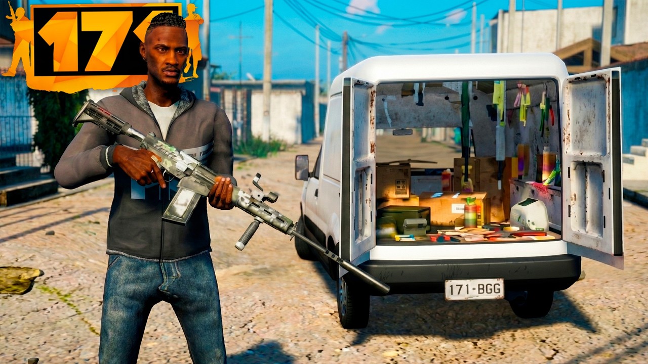 ROUBEI UMA FIORINO CHEIA DE ARMAMENTO! - 171 GTA BRASILEIRO