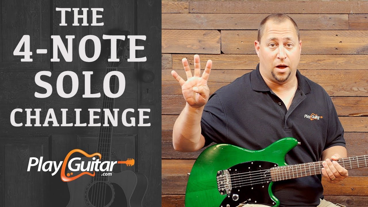 The 4 Note Solo Challenge (Throw away your scales for a day!)