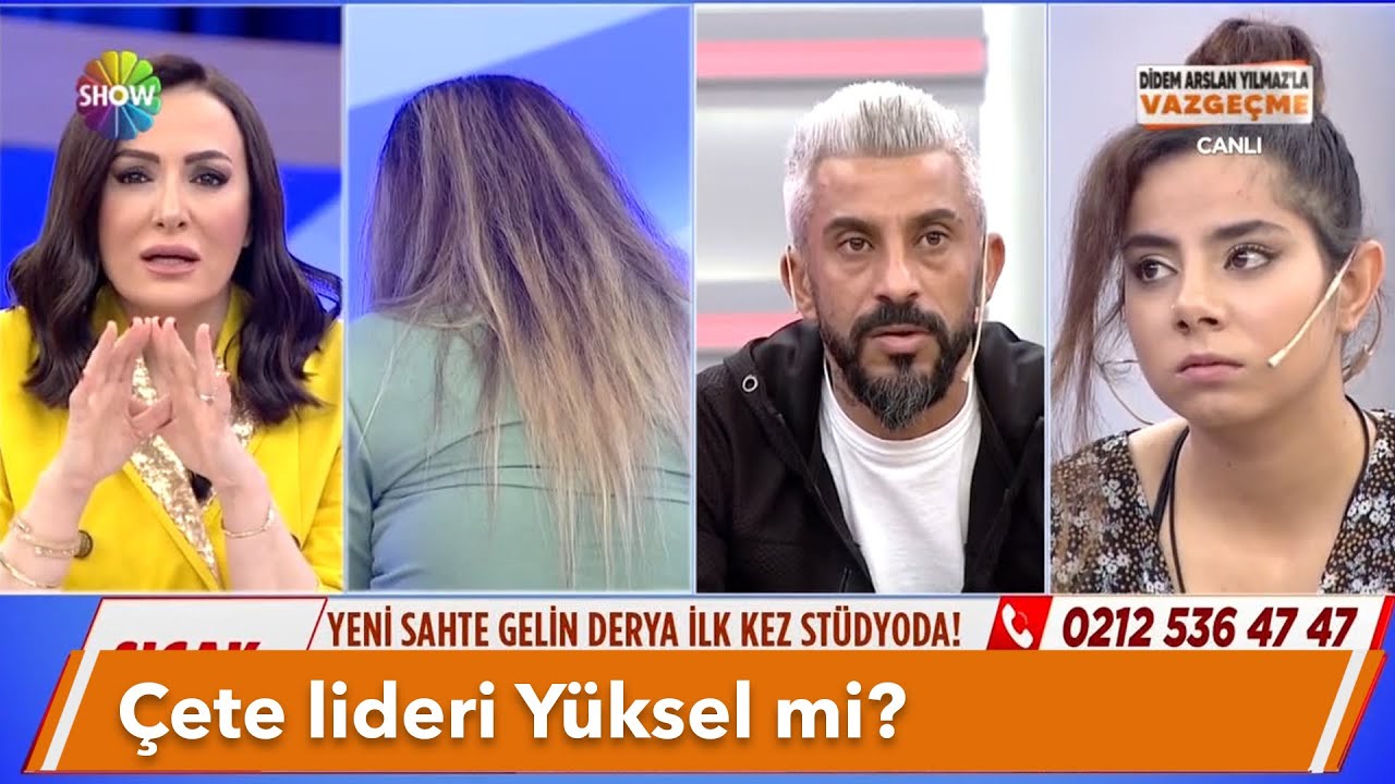 Sahte gelinlerin lideri olmakla suçlanan Yüksel canlı yayında!