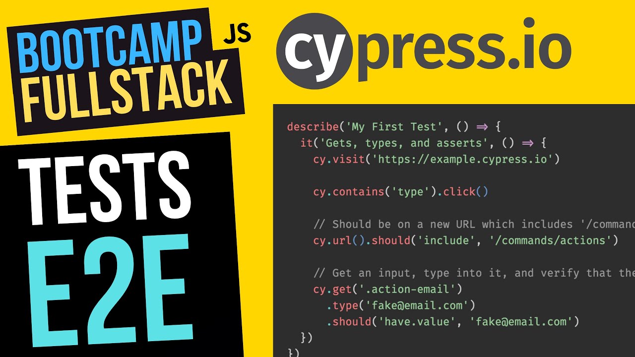 Aprende Testing en Cypress como lo hace un Senior en la vida real 🧪 | FullStack Javascript Bootcamp