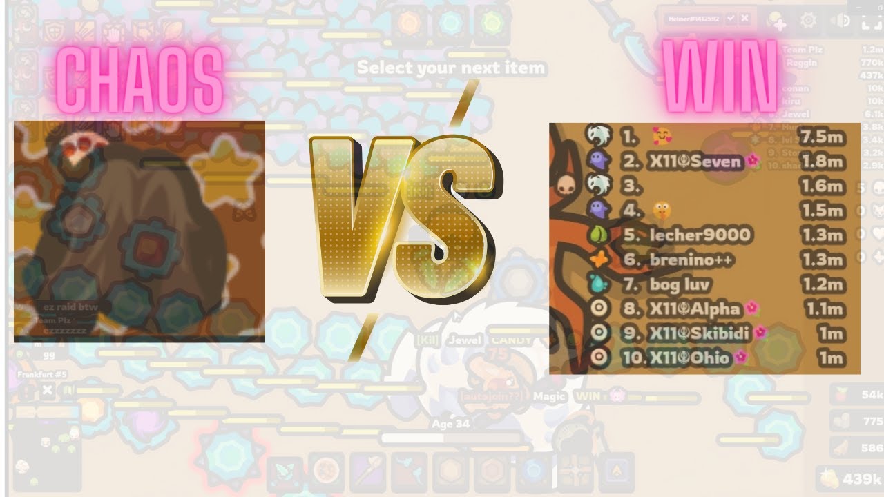 chaos (yx) raiding win clan base