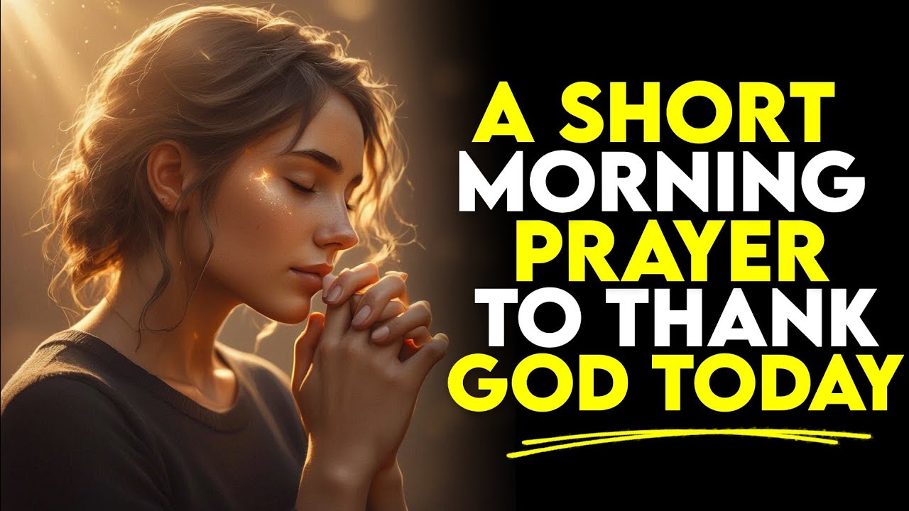 Start Your Day Grateful and Blessed | A Morning Prayer for Positive Thinking | Morning Prayer 