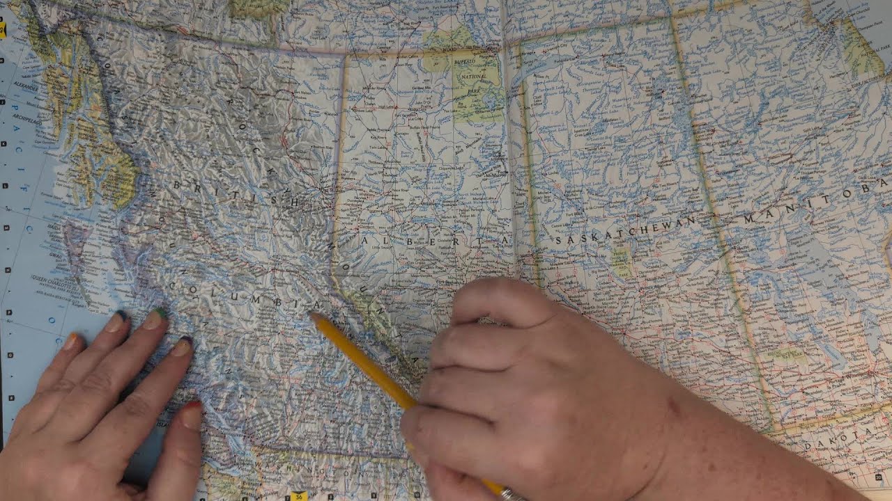 ASMR ~ British Columbia, Canada History & Geography ~ Soft Spoken Map Tracing Google Earth