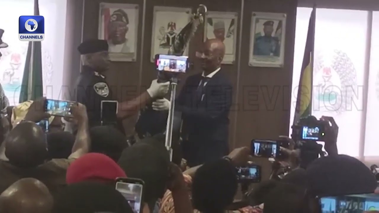 Ex-IGP Egbetokun Hands Over To Disu