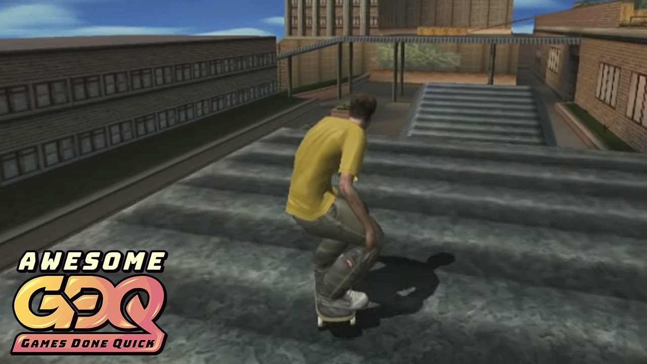 Tony Hawk's Pro Skater 2X by ThePackle in 27:57 - AGDQ2019