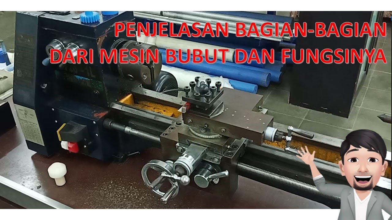 Объяснение частей токарного станка и их функций