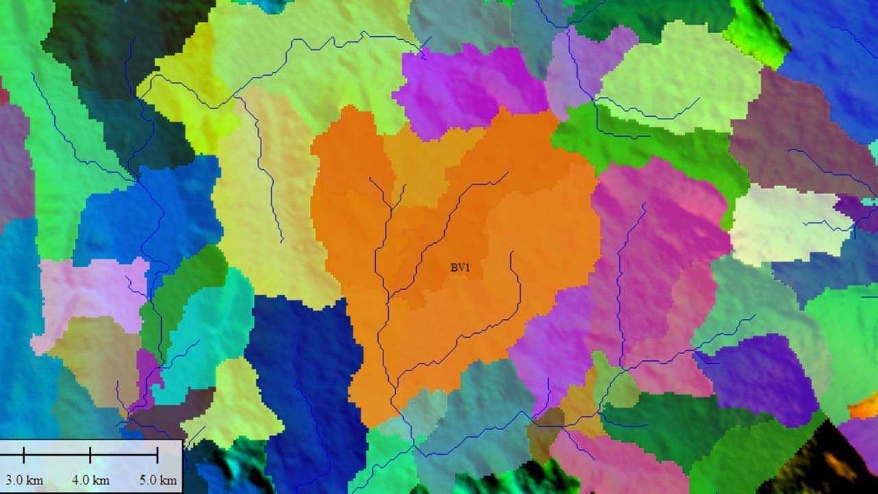 Délimitation rapide et simple des bassins versants avec Global Mapper