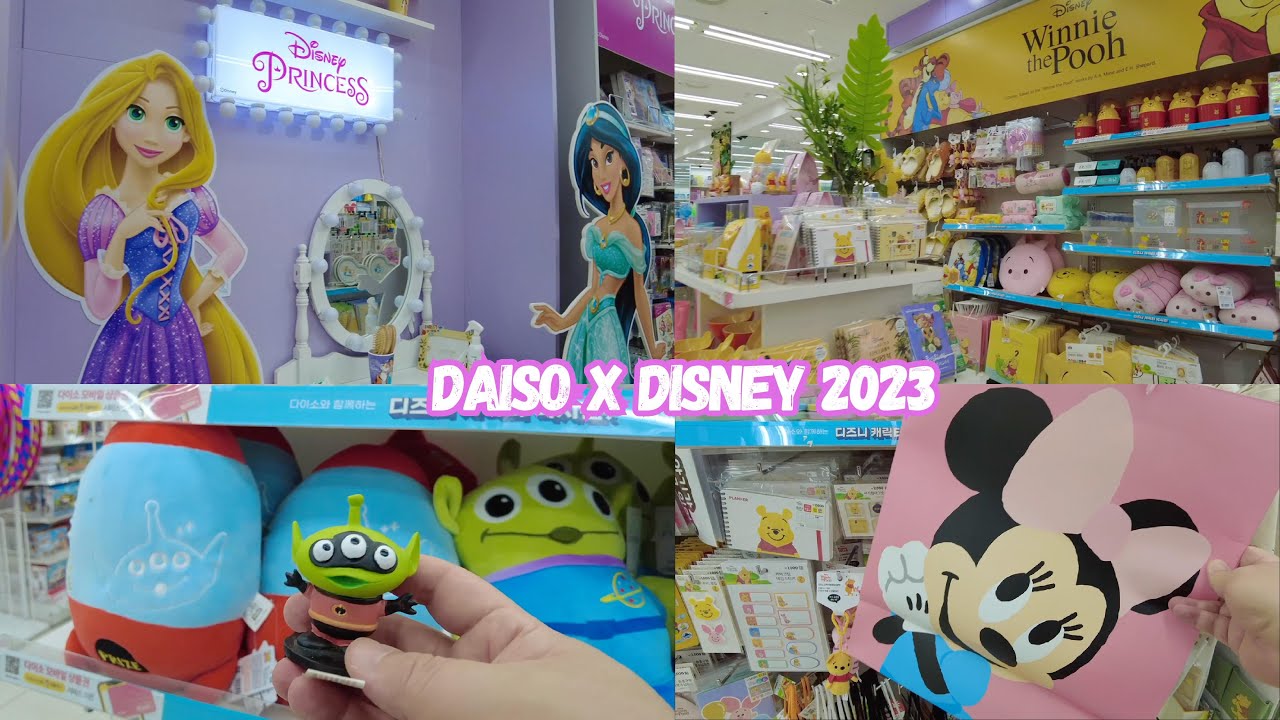 Daiso Shop with me at GOTO Mall / Disney / Disney Collection 2023 / Shopping in Korea