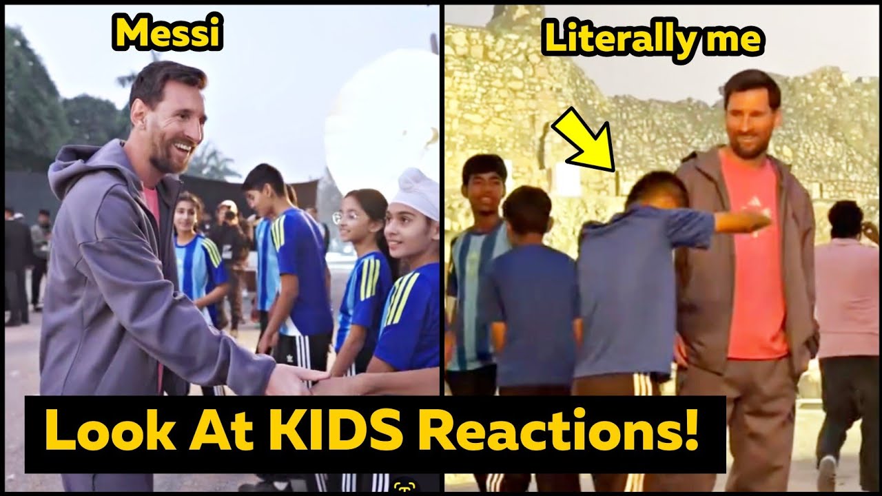 Messi brings SMILES to young Fans during Ad Shoot in India Reactions