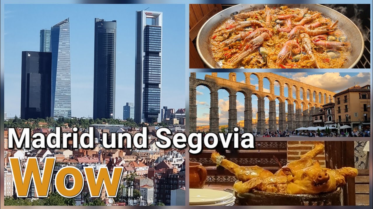 Madrid mit Paella und Segovia mit Spanferkel ein MUSS! Spanien im September 22 Kurztrip Städtereise