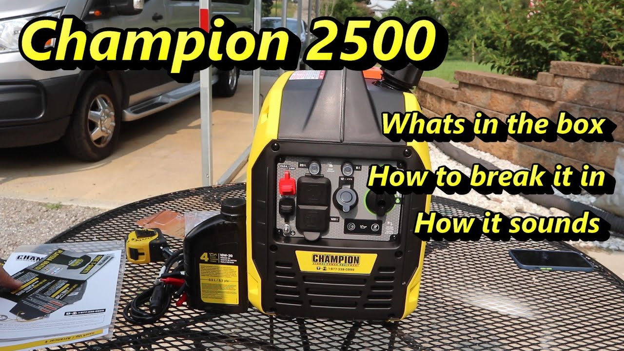 Champion 2500 watt Inverter Generator - A detailed look