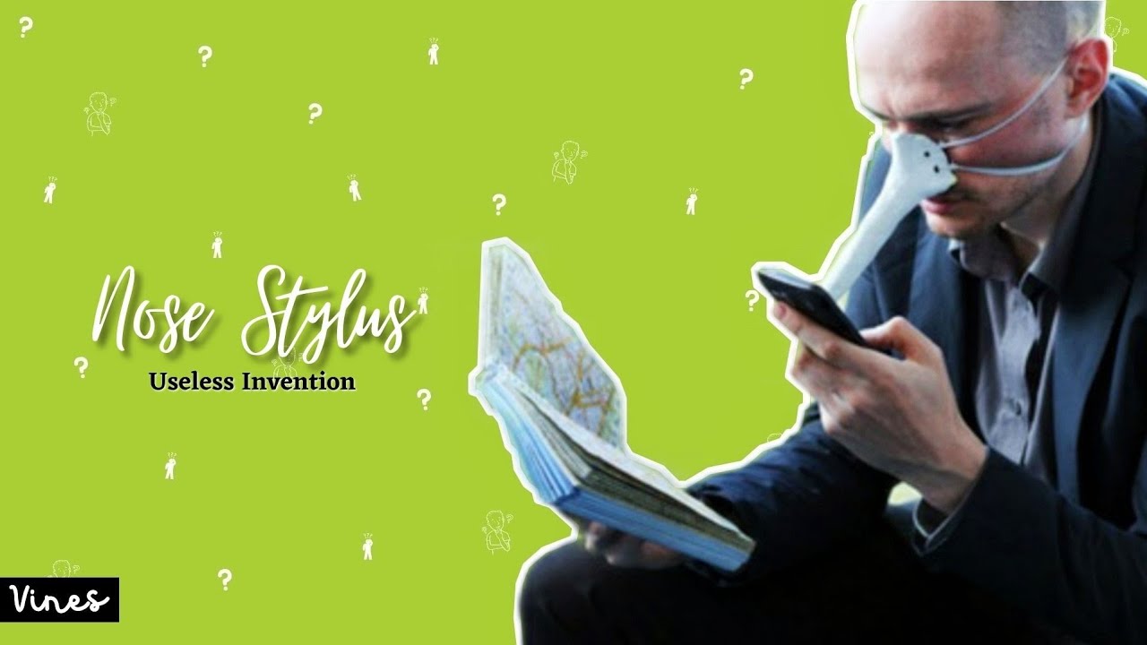 Nose Stylus - Useless Invention | Lime Creations